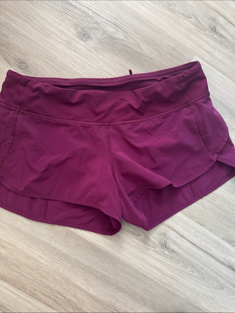 lululemon athletica Berry Athletic Skort-Style Shorts